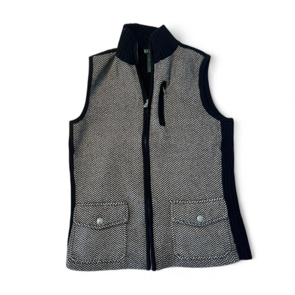 Lauren Ralph Lauren Black and White Vest